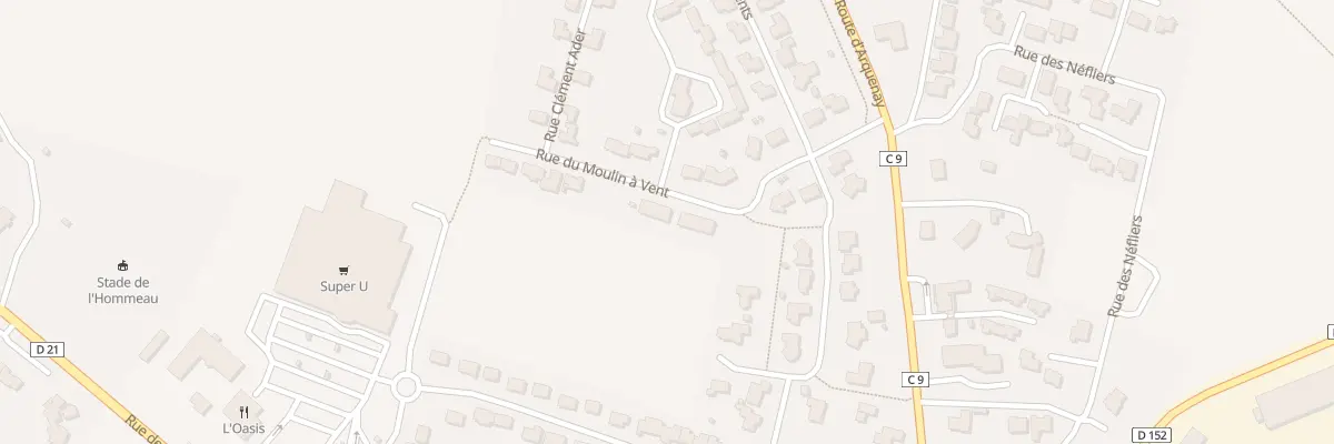 Plan du 5 Rue du Moulin à Vent à Meslay-du-Maine