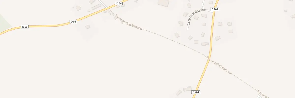 Plan du 25 Rte de Saint Bomer à Banvou