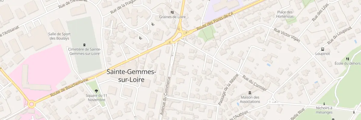 Plan du 20 Av du Commerce à Sainte-Gemmes-sur-Loire