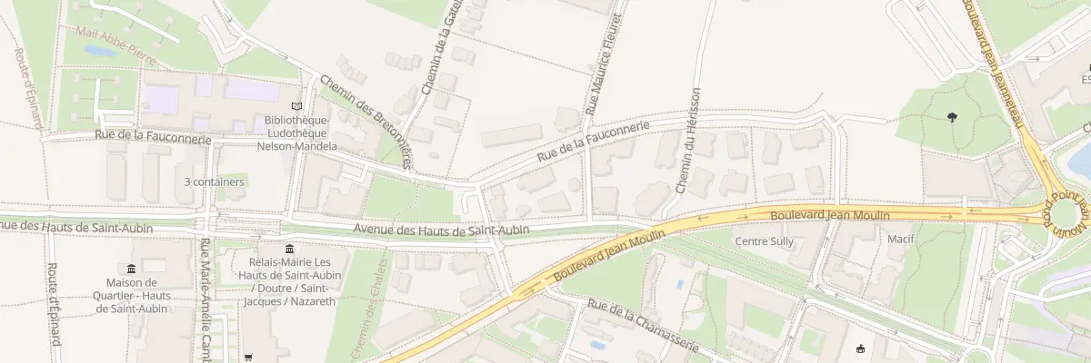 Plan du 23 Rue de la Fauconnerie à Angers