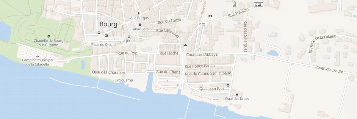 Plan du 1 Rue Hoche à Bourg