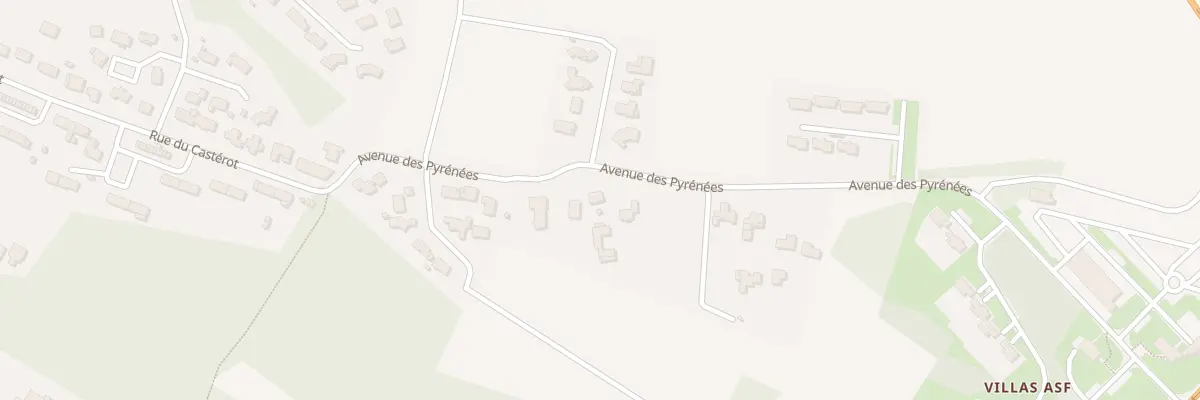 Plan du 260 Av des Pyrenees à Artix