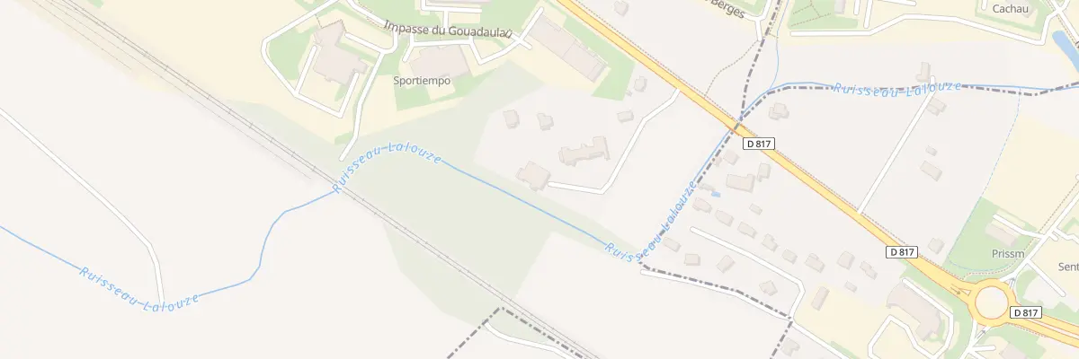 Plan du 730 Av de Pau à Artix