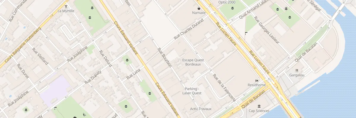 Plan du 45 Rue Bourbon à Bordeaux