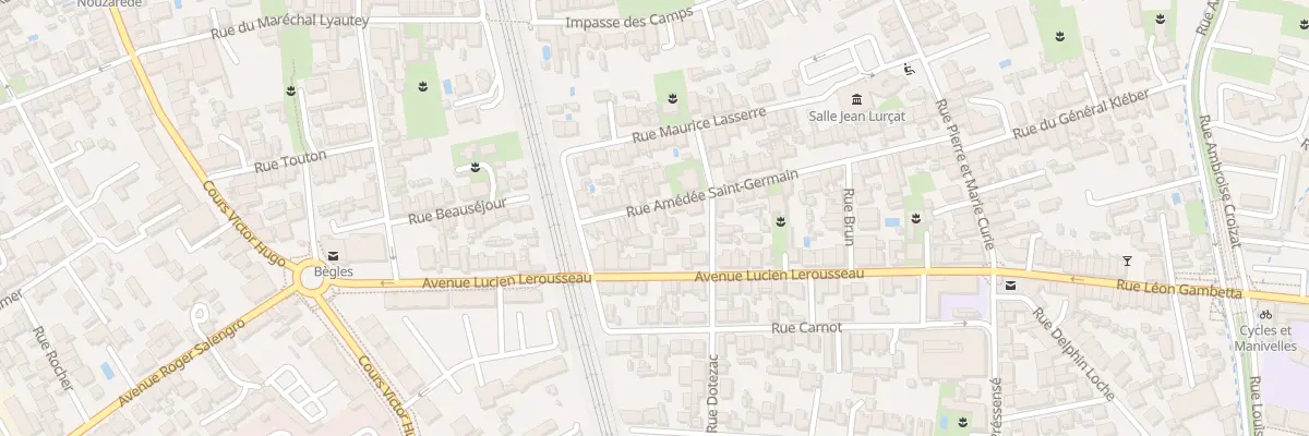 Plan du 48 Rue Amédée Saint-Germain à Bègles
