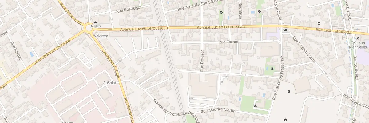 Plan du 65 Rue Camille Jullian à Bègles