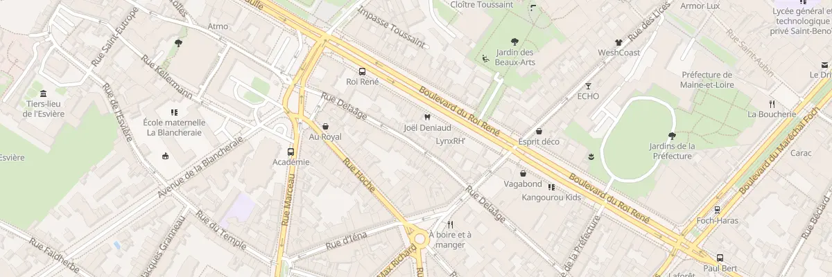 Plan du 17 Rue Delaage à Angers