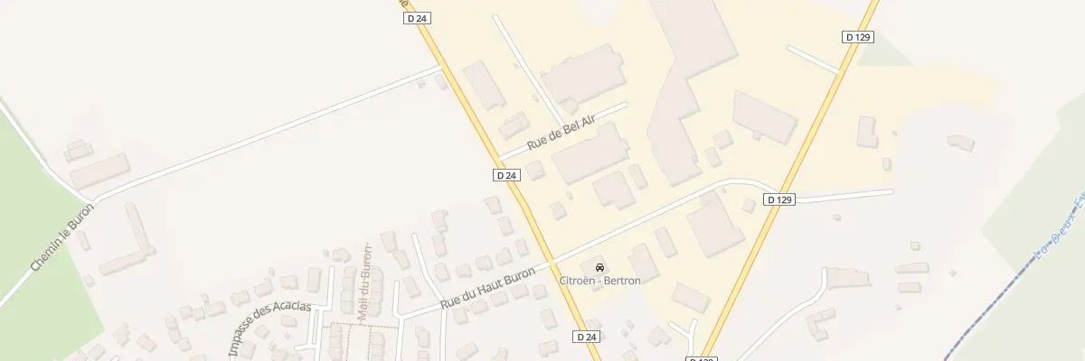 Plan du 2 Rue de Bel Air à Montsûrs