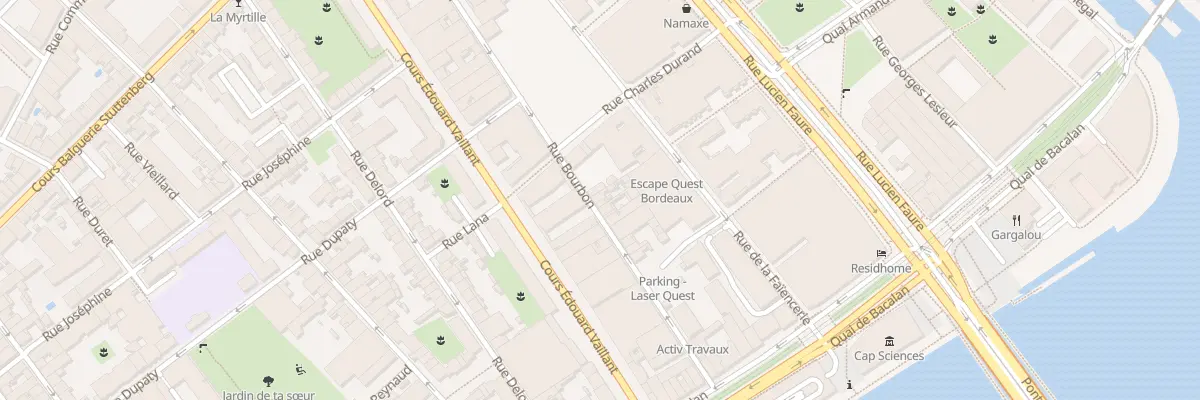Plan du 43 Rue Bourbon à Bordeaux
