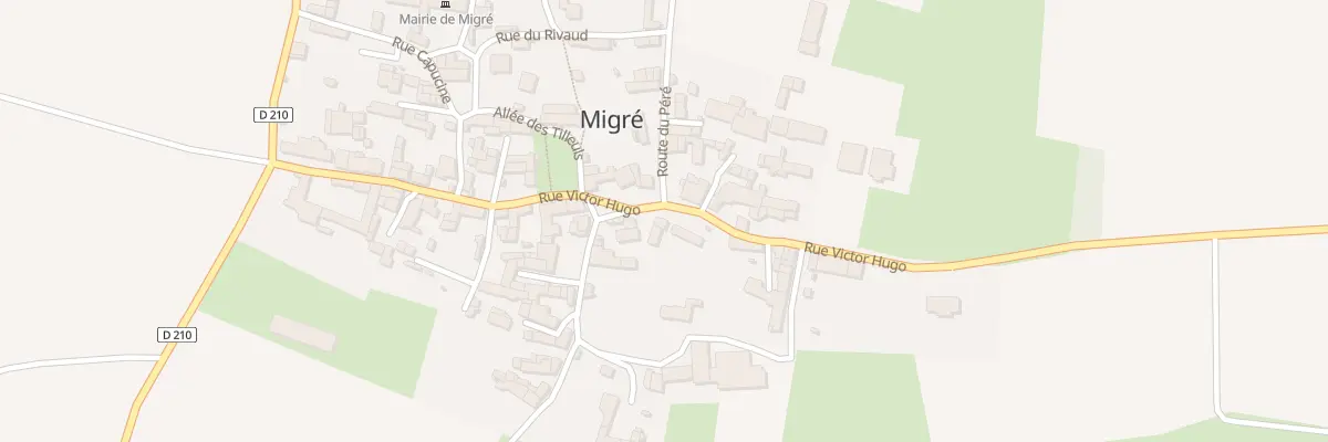 Plan du 26 Rue Victor Hugo à Migré