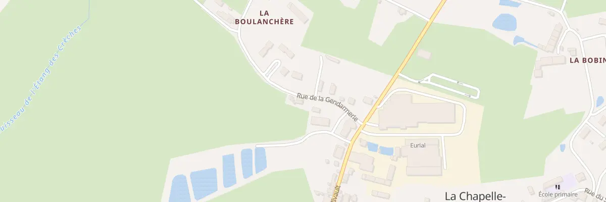 Plan du 5 Rue de la Gendarmerie à Beugnon-Thireuil