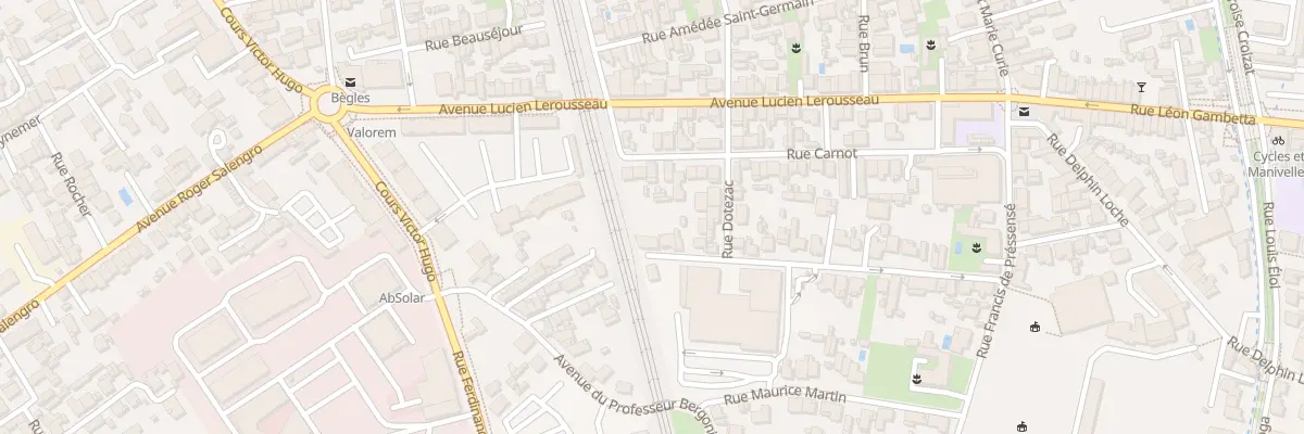 Plan du 67 Rue Camille Jullian à Bègles