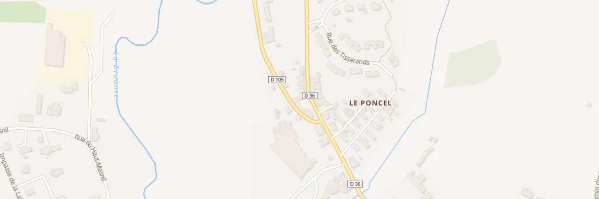 Plan du 17D Rue du Pont Cel - Conde à Condé-en-Normandie