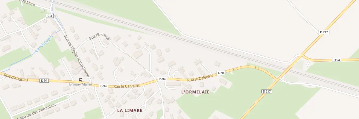 Plan du 7B Rue le Calvaire à Thue et Mue