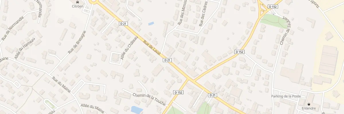Plan du 56 Rue de Laval à Meslay-du-Maine
