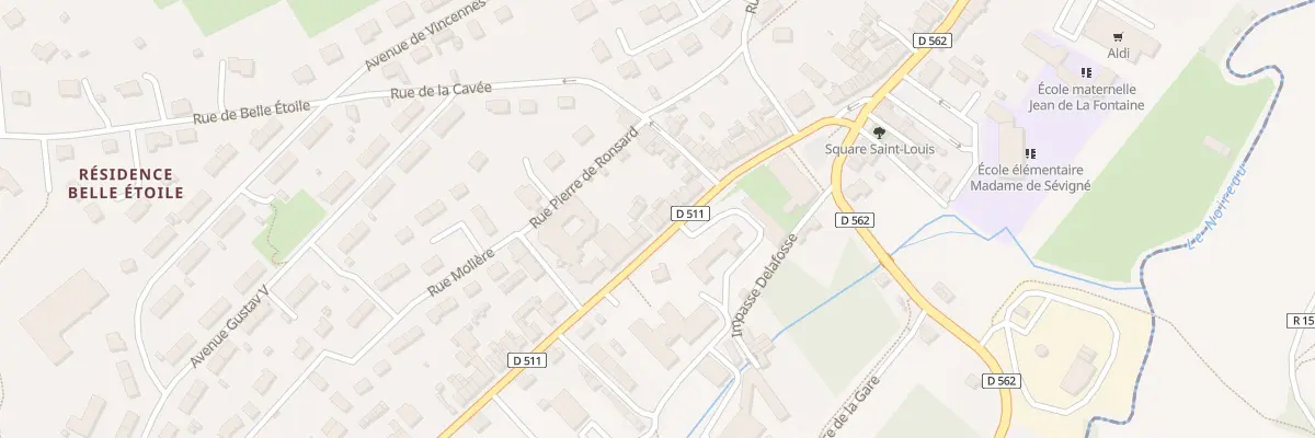 Plan du 202 Rue Saint Martin - Conde à Condé-en-Normandie
