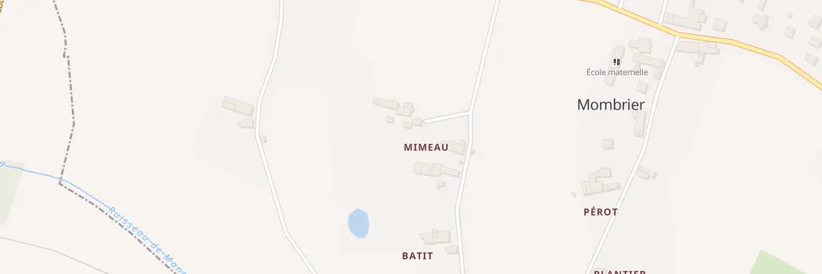 Plan du 9 Mimeau à Mombrier