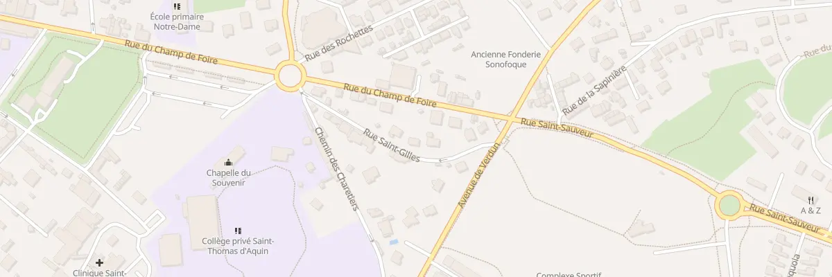 Plan du 17 Rue Saint Gilles à Flers