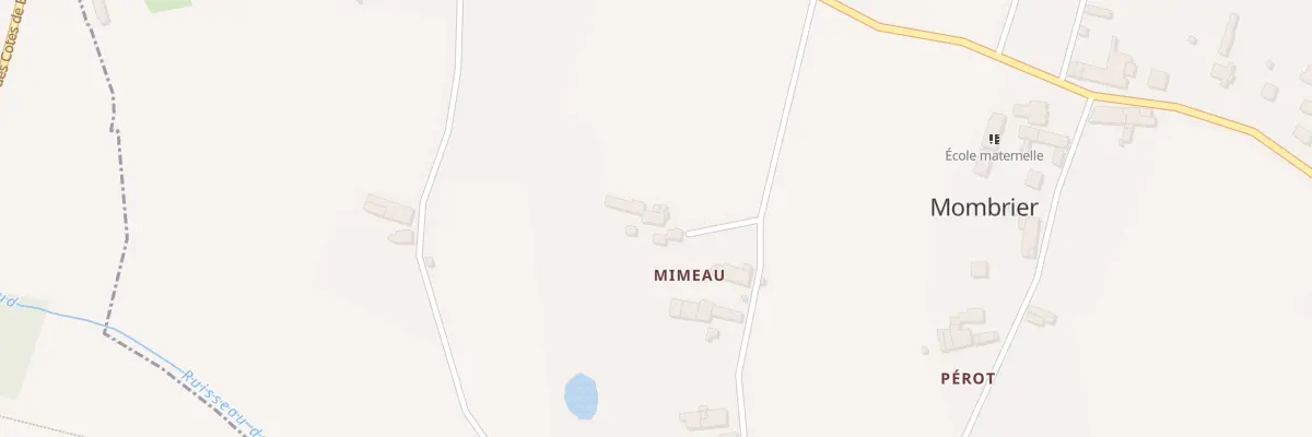 Plan du 8 Mimeau à Mombrier