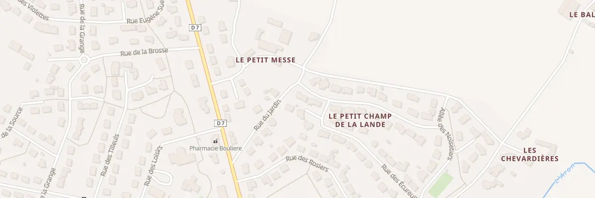 Plan du 19 Rue des Biches à Aron