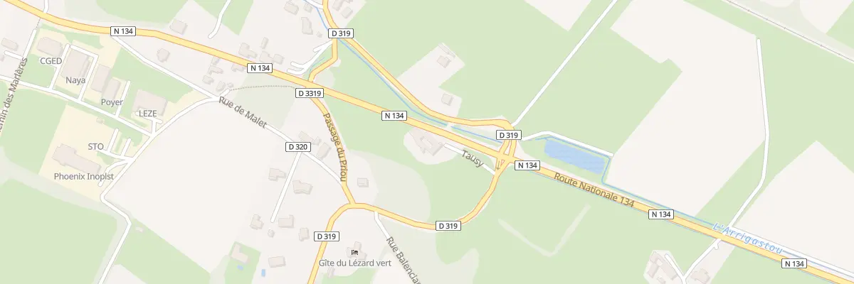 Plan du 115 N 134 à Escout