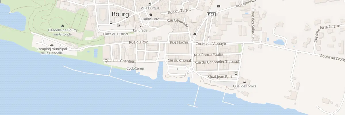 Plan du 9001 Rue du Chenal à Bourg