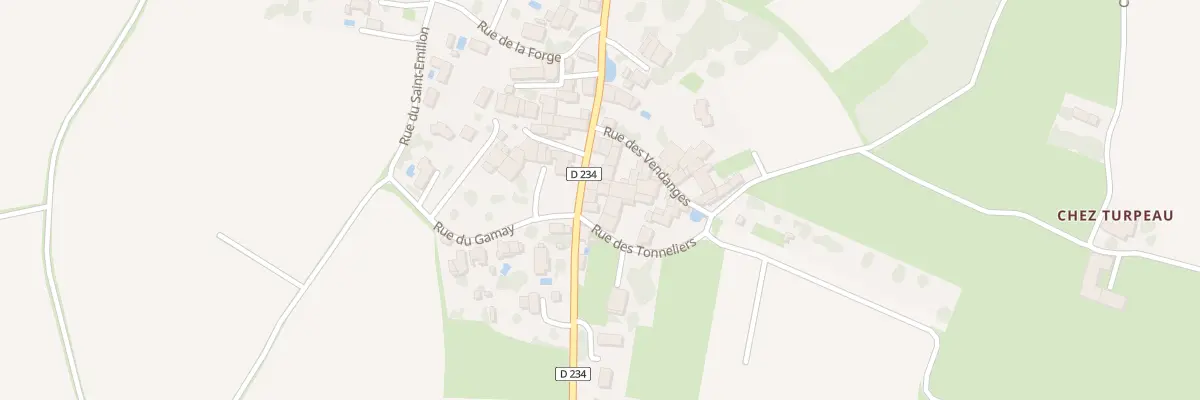 Plan du 1 Rue des Tonneliers à Chaniers