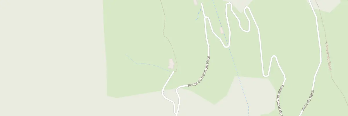 Plan du 238 Rte du Berat du Haut à Borce