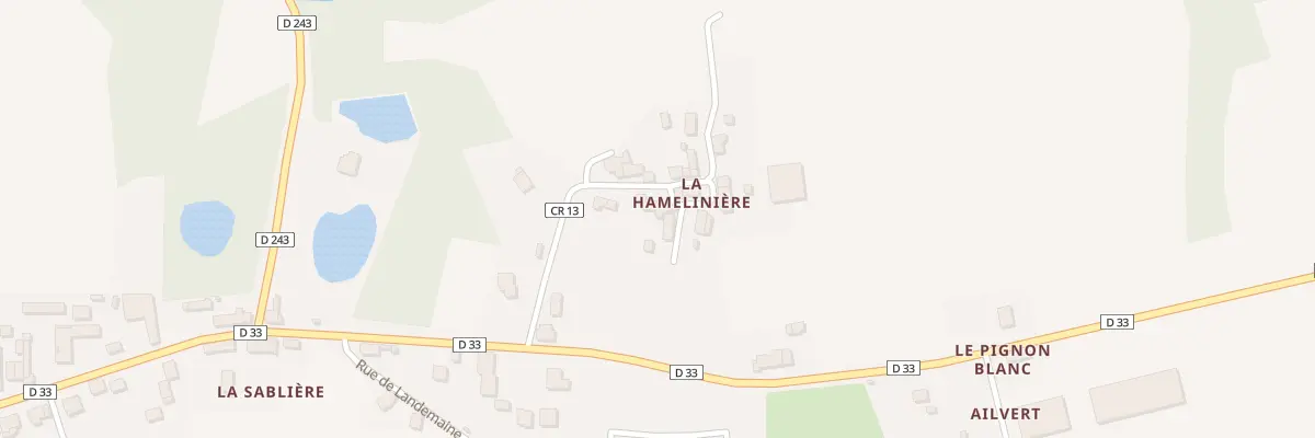 Plan du 6 Che de la Hamelinière à Chantrigné