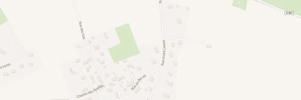 Plan du 22 Rue Andre Letard à Saint-Georges-des-Groseillers