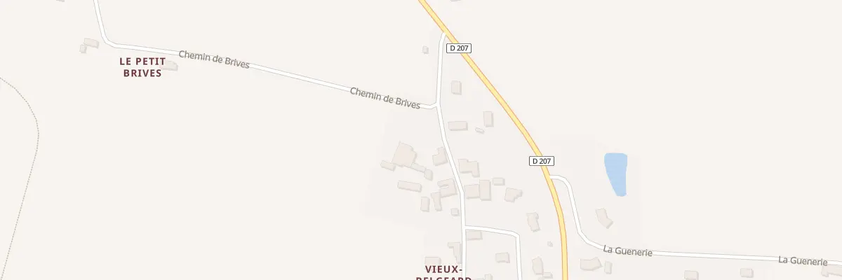 Plan de La Petite Ecurie à Belgeard