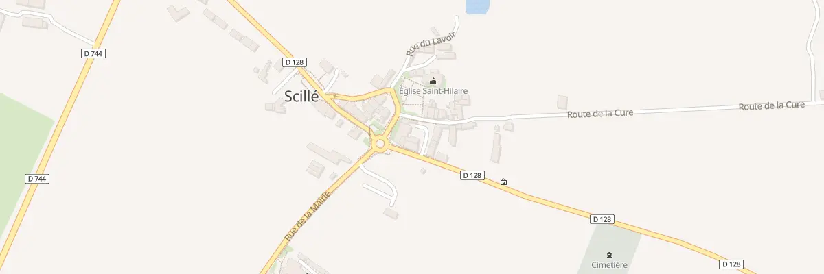 Plan du 1 Rue de la Mairie à Scillé