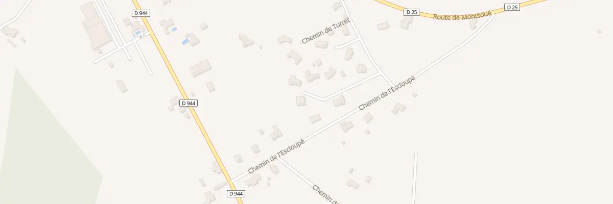Plan du 26 Che de Turret à Saint-Sever