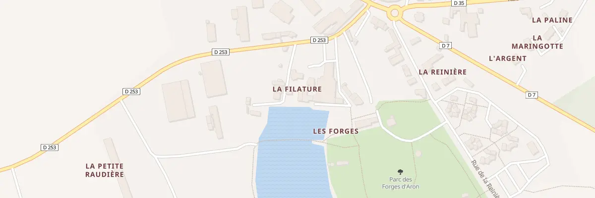 Plan du 4 Rue de L Ile à Aron