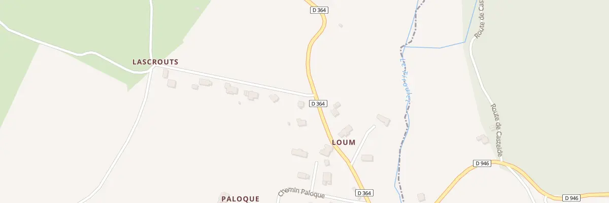 Plan du 570 Chem Laplagne à Casteide-Candau