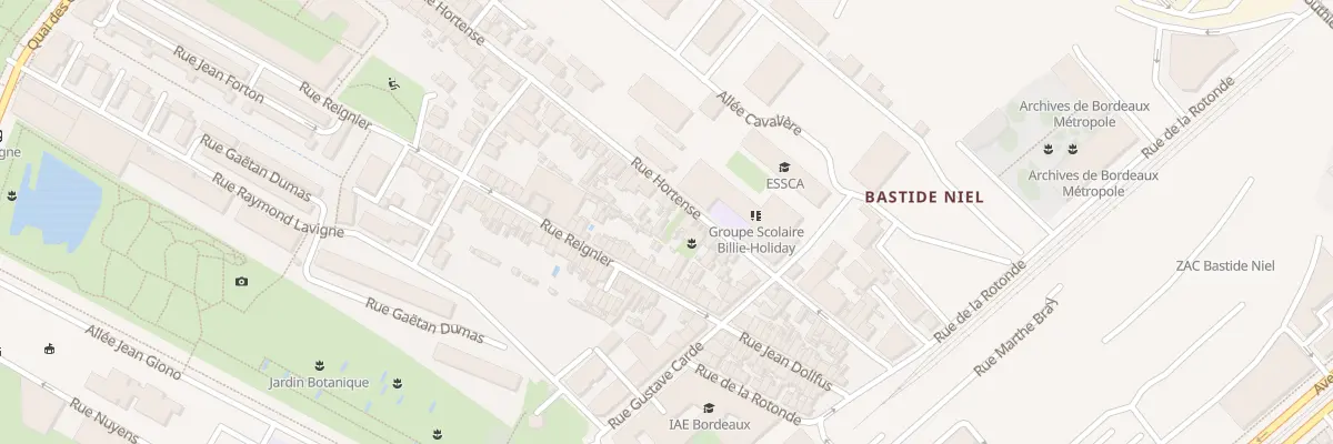 Plan du 97 Rue Hortense à Bordeaux