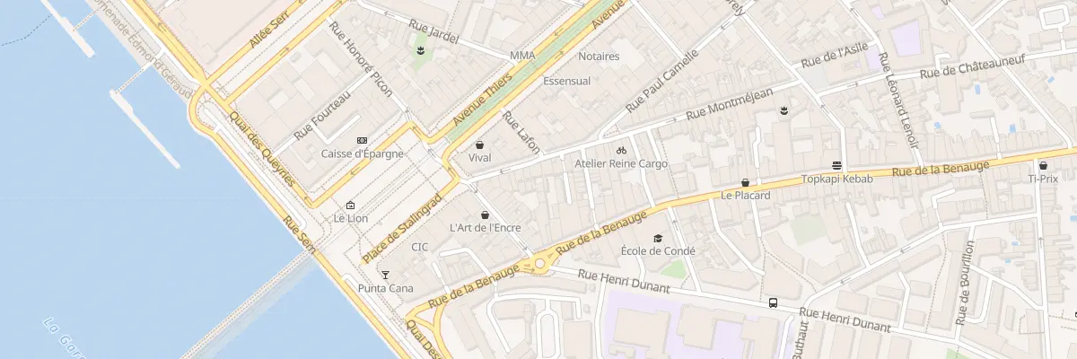 Plan du 17 Rue Montmejean à Bordeaux