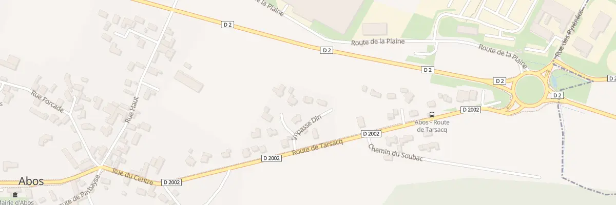 Plan du 1 Imp de la Cournere à Abos