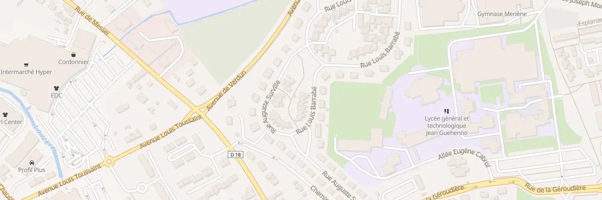 Plan du 32 Rue Louis Barrabe à Flers