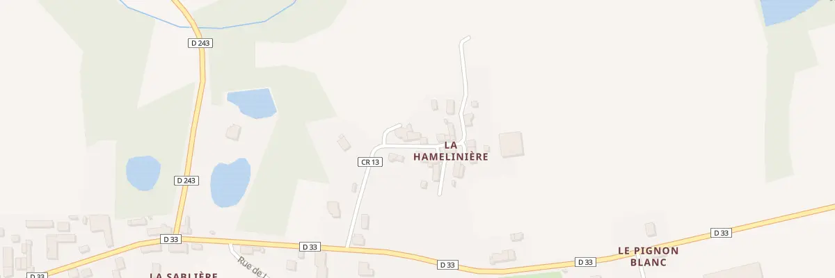 Plan du 7 Che de la Hamelinière à Chantrigné