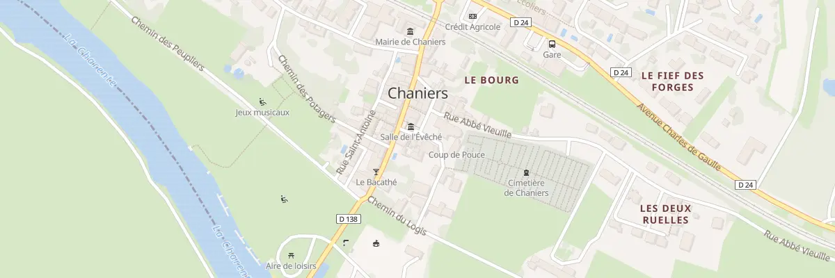 Plan du 1 Imp du Prieure à Chaniers