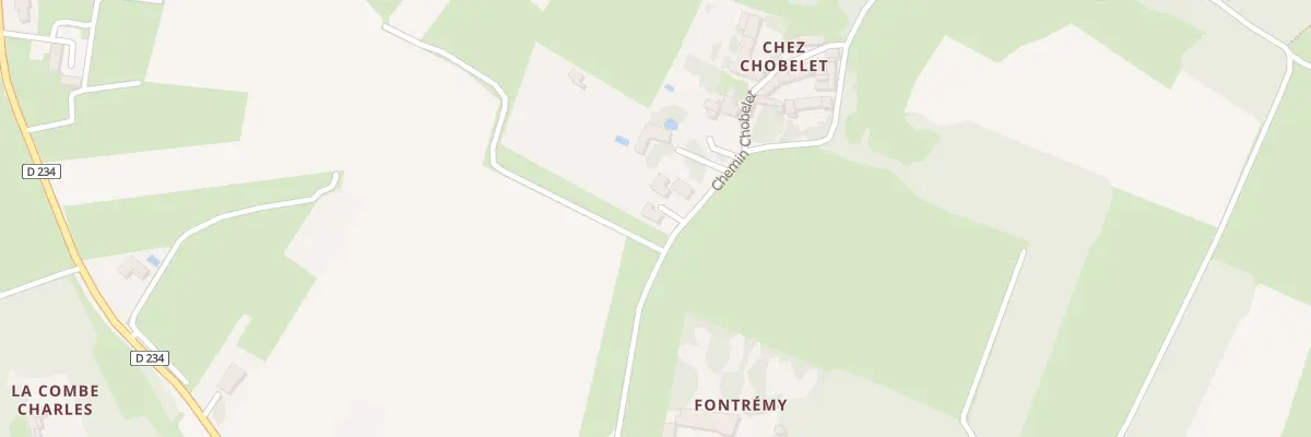 Plan du 17 Che Chobelet à Chaniers