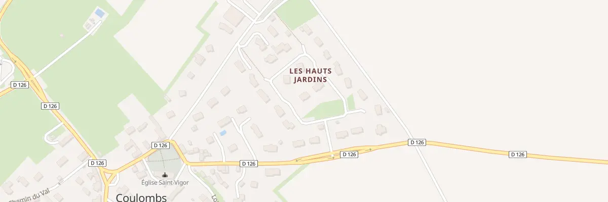 Plan du 14 Les Hauts Jardins à Moulins-en-Bessin
