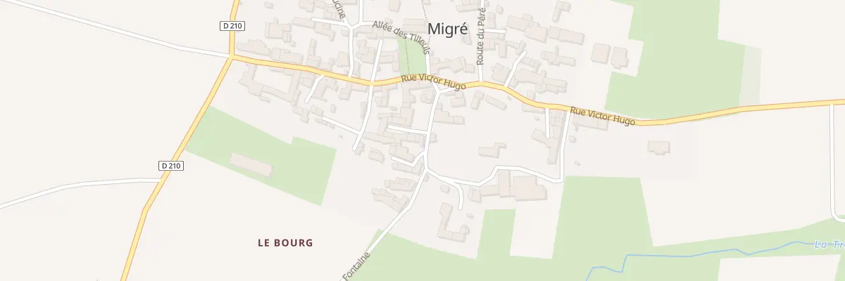 Plan du 2 Imp Ancienne Poste à Migré