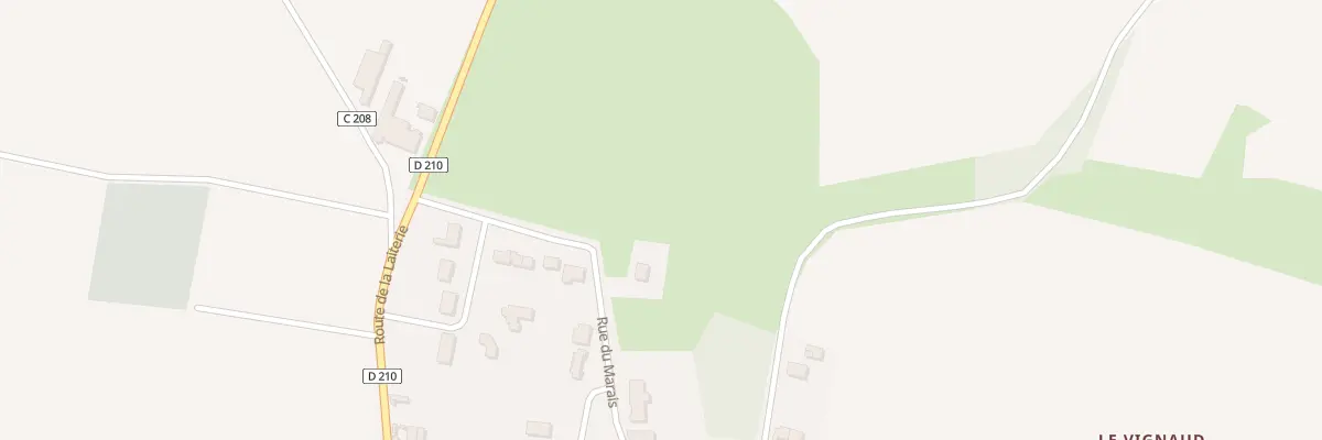 Plan du 6 Rue du Marais à Migré