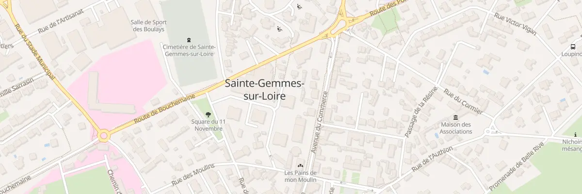 Plan du 4 Rue du Moulin du Pain à Sainte-Gemmes-sur-Loire