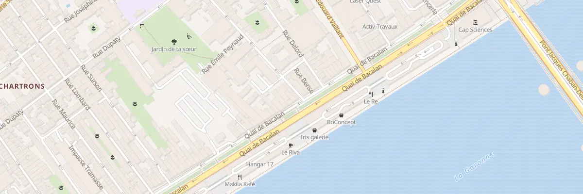 Plan du 41 Quai Bacalan à Bordeaux