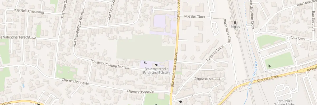 Plan du 109 Rue Ferdinand Buisson à Bègles