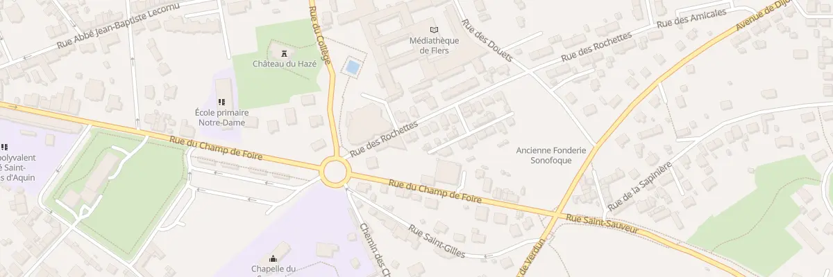 Plan du 8 Rue des Rochettes à Flers