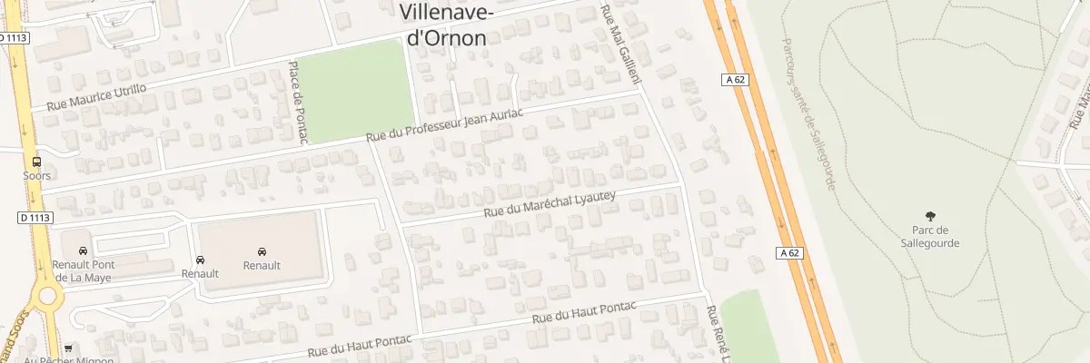 Plan du 20 Rue du Mal Lyautey à Villenave-d’Ornon